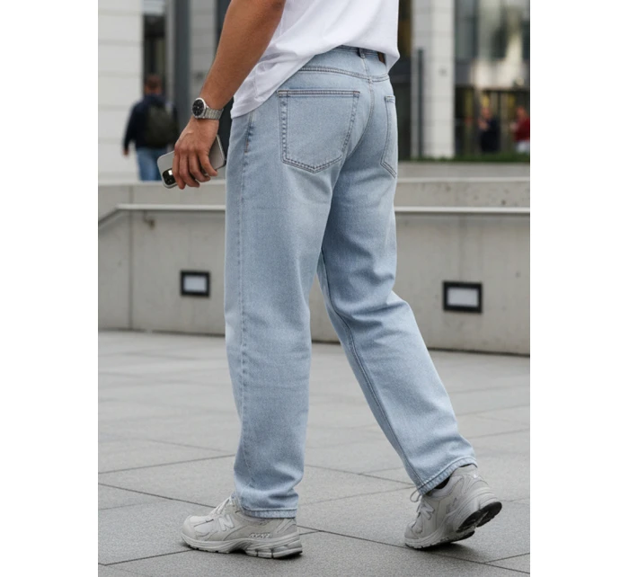 Pánské baggy džíny světle modré FashionStreet UX4476