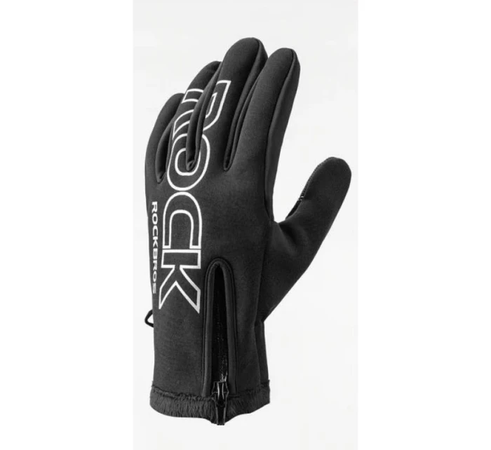 Rockbros zimní softshellové cyklistické rukavice 2XL