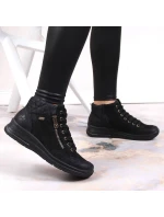 Nepromokavé kožené zateplené boty Rieker W RKR567 Nepromokavé kožené zateplené boty Rieker W RKR567