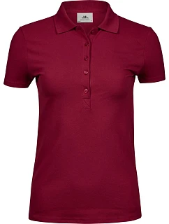 Tee Jays TJ 145 Dámské luxusní těžké strečové piqué polo 18.0145 deep red