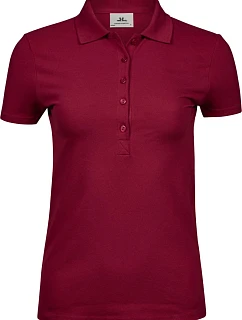 Tee Jays TJ 145 Dámské luxusní těžké strečové piqué polo 18.0145 deep red