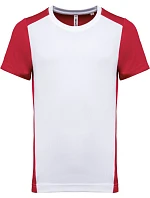 Kariban ProAct PA 4014 Pánské kontrastní sportovní tričko 20.4014 white/red Kariban ProAct PA 4014 Pánské kontrastní sportovní tričko 20.4014 white/red