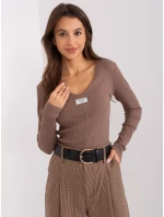 Bluzka RV BZ model 18969995 brązowy - FPrice Bluzka RV BZ model 18969995 brązowy - FPrice