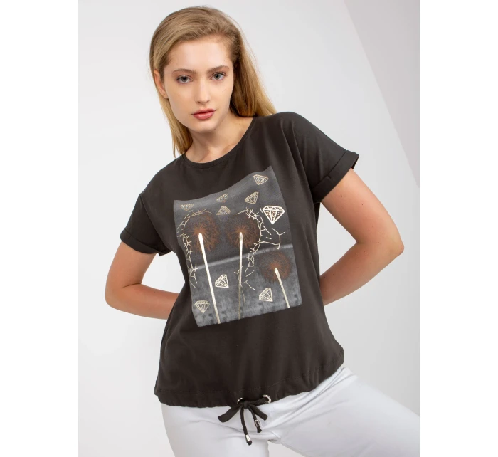 Tričko RV TS 0237.84P tmavě khaki Tričko RV TS 0237.84P tmavě khaki