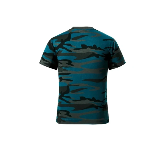 Camouflage tričko dětské camouflage petrol
