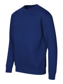 Crew mikina unisex královská modrá