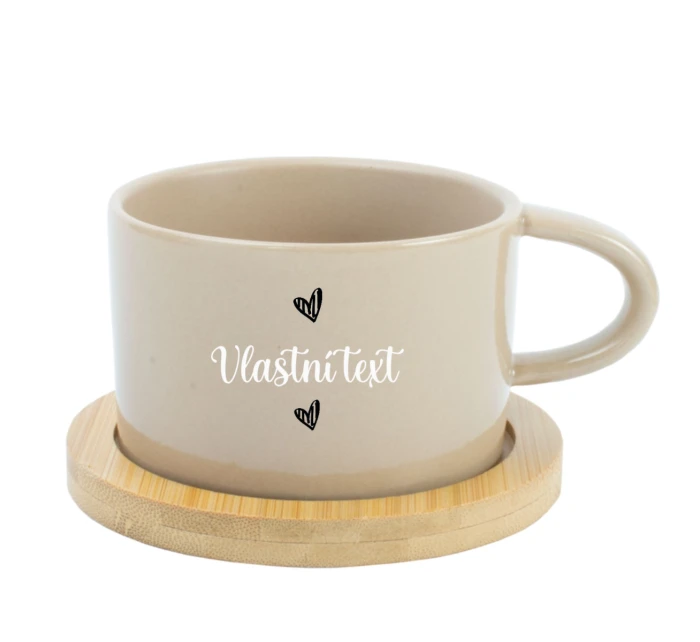 Vlastní text na keramický hrníček - Makronka Vlastní text na keramický hrníček - Makronka