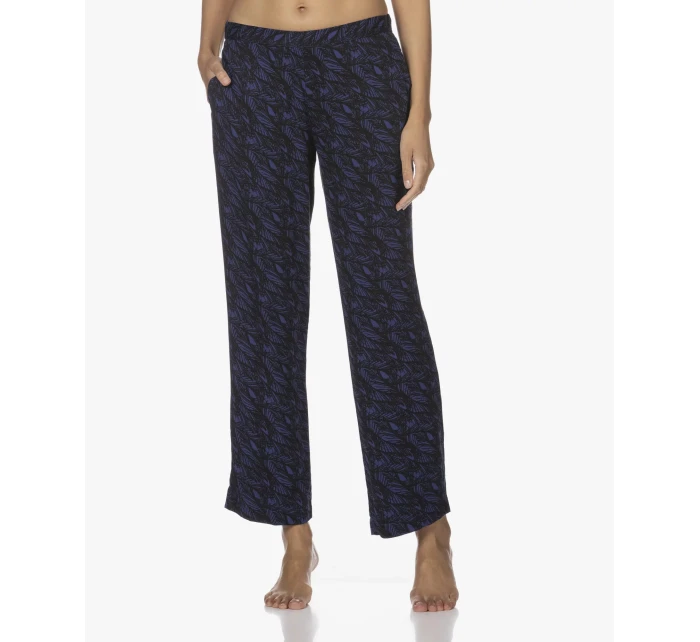 Dámské pyžamové kalhoty QS6028E VFR - modročerná - Calvin Klein Dámské pyžamové kalhoty QS6028E VFR - modročerná - Calvin Klein