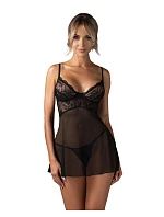 Dámská svůdná košilka Perisia Babydoll černá - Obsessive