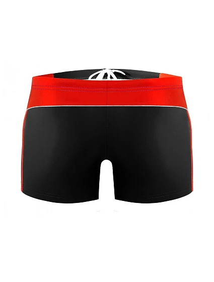 Plavecké boxerky model 22155380 černočervené - Sesto Senso