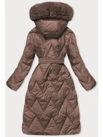 DAMSKA DŁUGA KURTKA PIKOWANA ZIMOWA model 21243526 - WAY MODE