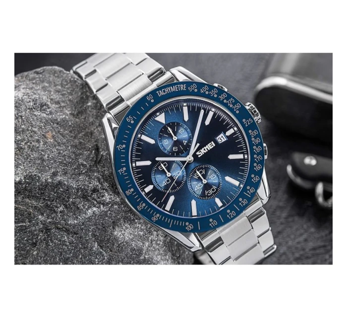 Pánské hodinky Skmei 9253SIBU + BOX Pánské hodinky Skmei 9253SIBU + BOX