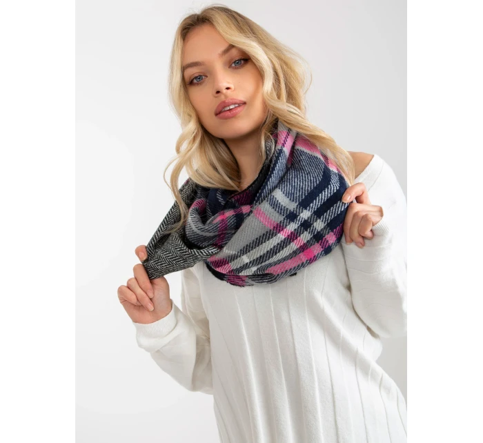 Tunelová šála AT KM 1402.20 šedorůžová Tunelová šála AT KM 1402.20 šedorůžová