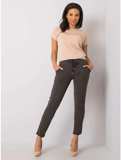 Tepláky RV DR model 17355554 tmavá khaki - FPrice