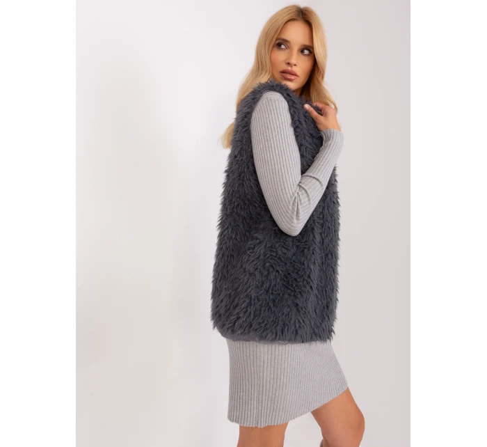 Kamizelka TW KZ model 18949316 grafitowy - FPrice Kamizelka TW KZ model 18949316 grafitowy - FPrice