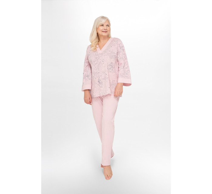 Dámské pyžamo Gloria II model 18549805 01 pudr růžová - MARTEL