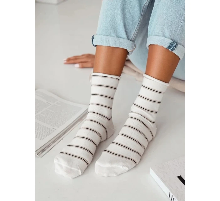 Dámské ponožky 0200-162 pruhované - Milena