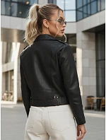 Kurtka damska ramoneska z na czarna model 22084514 - FashionStreet Kurtka damska ramoneska z na czarna model 22084514 - FashionStreet