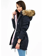 DWUSTRONNA DAMSKA KURTKA ZIMOWA Z KAPTUREM model 21241892 - MHM DWUSTRONNA DAMSKA KURTKA ZIMOWA Z KAPTUREM model 21241892 - MHM
