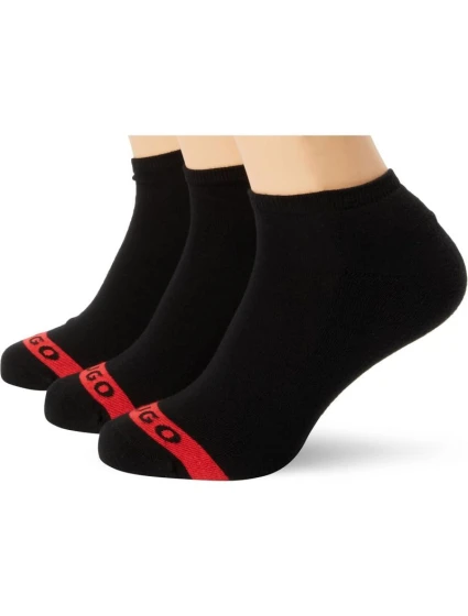 HUGO 3P LC dlouhé ponožky černé (50514916-001)