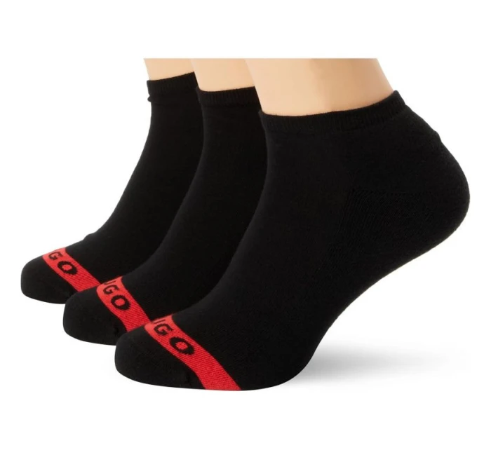 HUGO 3P LC dlouhé ponožky černé (50514916-001)