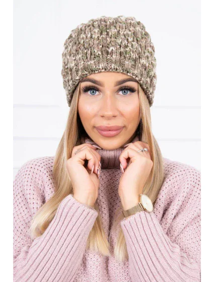 Kšiltovka K156 khaki + ecru