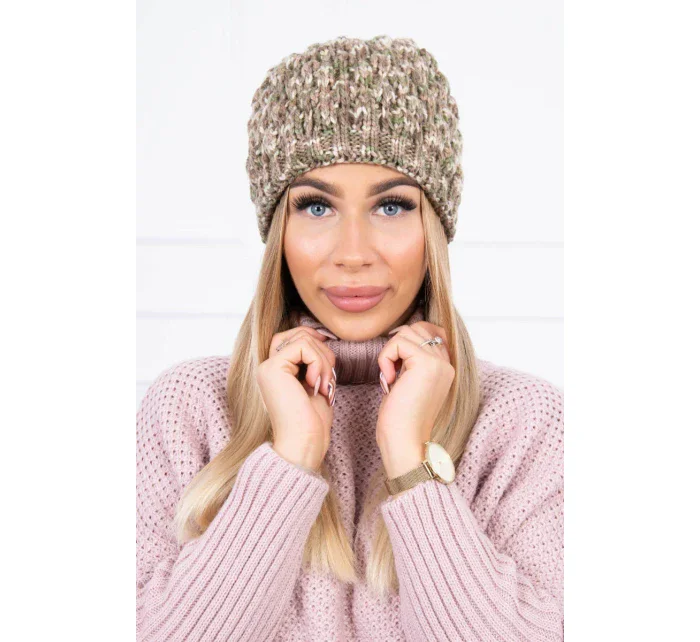 Kšiltovka K156 khaki + ecru