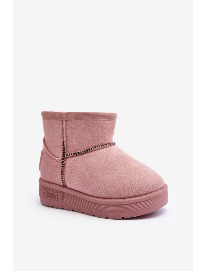 Dívčí Sněhové Boty S Kožešinou S Růžový Betty model 21637269 - Big Star Shoes Dívčí Sněhové Boty S Kožešinou S Růžový Betty model 21637269 - Big Star Shoes