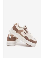 Tenisky Na Platformě Big Star OO274A151 Tmavobéžové Tenisky Na Platformě Big Star OO274A151 Tmavobéžové