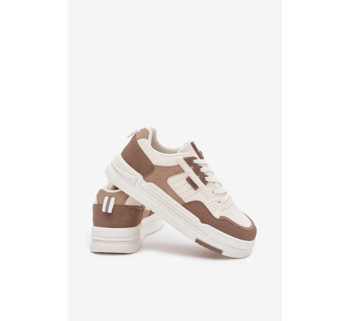 Tenisky Na Platformě Big Star OO274A151 Tmavobéžové Tenisky Na Platformě Big Star OO274A151 Tmavobéžové