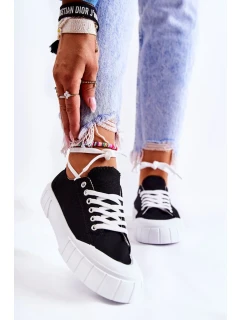 Dámské Tenisky na platformě Černá Comes