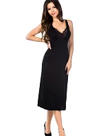 Dámská noční košile Pola Long 05050 Černá - Mediolano