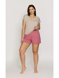 Mila Hladké pyžamové šortky S2XL model 22146000 - Mefemi