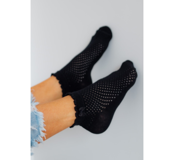 Dámské ponožky Milena Ažurové 1115