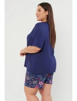 Italská móda Wista kr.r. kr.sp. barva:tmavě modrá/potisk Italská móda Wista kr.r. kr.sp. barva:tmavě modrá/potisk