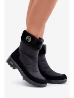 Dámské Módní zateplené sněhule Progress model 21602424 Černé - Boto Dámské Módní zateplené sněhule Progress model 21602424 Černé - Boto