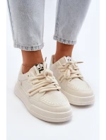 Dámské tenisky z ekokůže béžové Avanalis Dámské tenisky z ekokůže béžové Avanalis