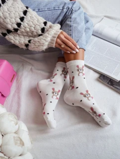 Dámské Ponožky A Ecru model 21690177 - Milena