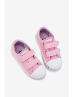 Dívčí Tenisky Na Suchý Zip Lee Cooper LCW-25-02-3265K Růžové