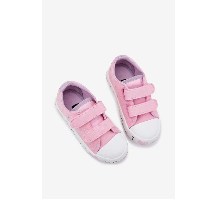 Dívčí Tenisky Na Suchý Zip Lee Cooper LCW-25-02-3265K Růžové