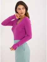 Jumper AT SW 2334.49 tmavě fialový Jumper AT SW 2334.49 tmavě fialový