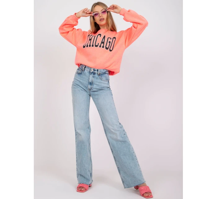 Mikina EM BL 617 C.29X fluo růžová