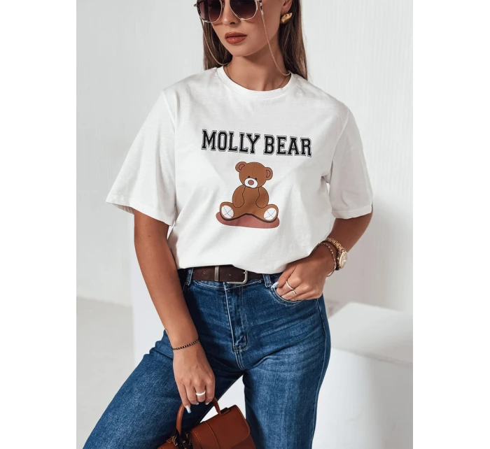 Dámské tričko ecru Dstreet model 21976474 - FashionStreet