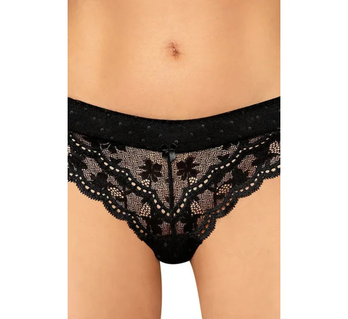 Dámská tanga model 18983021 black - Roza Dámská tanga model 18983021 black - Roza