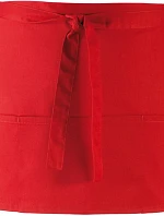 Premier PR 155 Krátká zástěra do pasu s kapsou "Colours" 39.0155 red