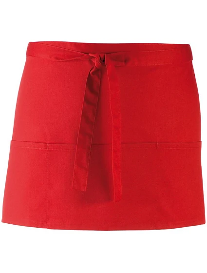 Premier PR 155 Krátká zástěra do pasu s kapsou "Colours" 39.0155 red Premier PR 155 Krátká zástěra do pasu s kapsou "Colours" 39.0155 red