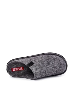 Klasické pánské pantofle Big Star KK176001 šedé