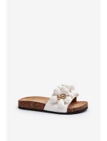 Dámské bílé sandály s ozdobami model 21648519 - Boto