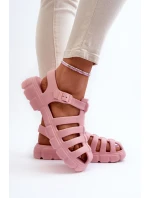 Dámské Pěnové Sandály Růžové model 21654480 - Boto Dámské Pěnové Sandály Růžové model 21654480 - Boto