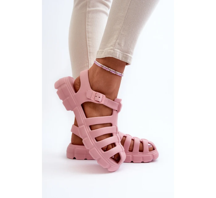 Dámské Pěnové Sandály Růžové model 21654480 - Boto Dámské Pěnové Sandály Růžové model 21654480 - Boto